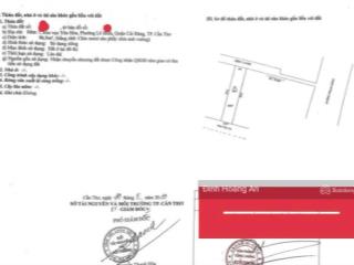 Bán gấp đất hẻm nguyễn trãi, lê bình, cái răng, 96,9m2, gần trường mầm non lê bình, shr