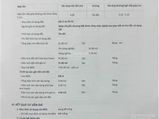 Bán nhanh lô đất 91,8m2 (ngang 4m) giá 3,930 tỷ hướng tây bắc tại hẻm 16, mạc hiển tích