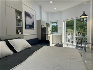 Cho thuê căn hộ studio view cây xanh cực chill gần etown full nội thất  tân bình