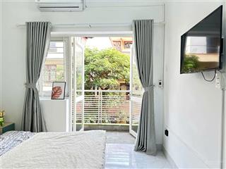 Giảm ngay 1tr/tháng ch balcony  40m2 + mgr, tivi mặt tiền oto ngay cù lao