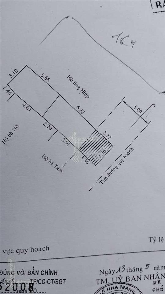 Chính chủ bán nhà hai mặt tiền đường trần phú  vĩnh nguyênnha trang, giá 165tr/m2,  0982 477 ***