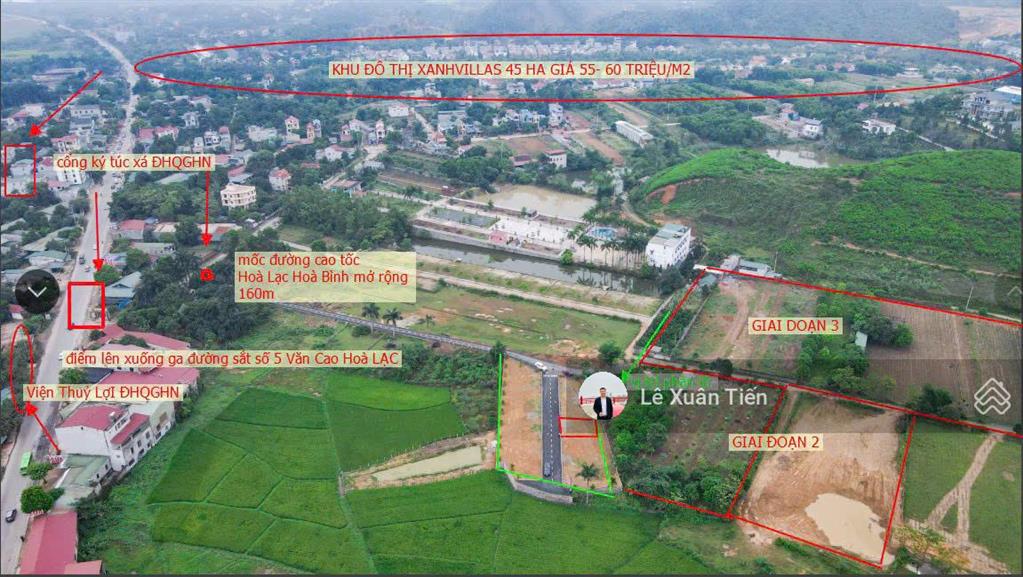 Bán nhanh 78.7m2 full thổ, nhìn ra đại lộ thăng long đón đầu quy hoạch metro tại hoà lạc. hơn 3 tỷ