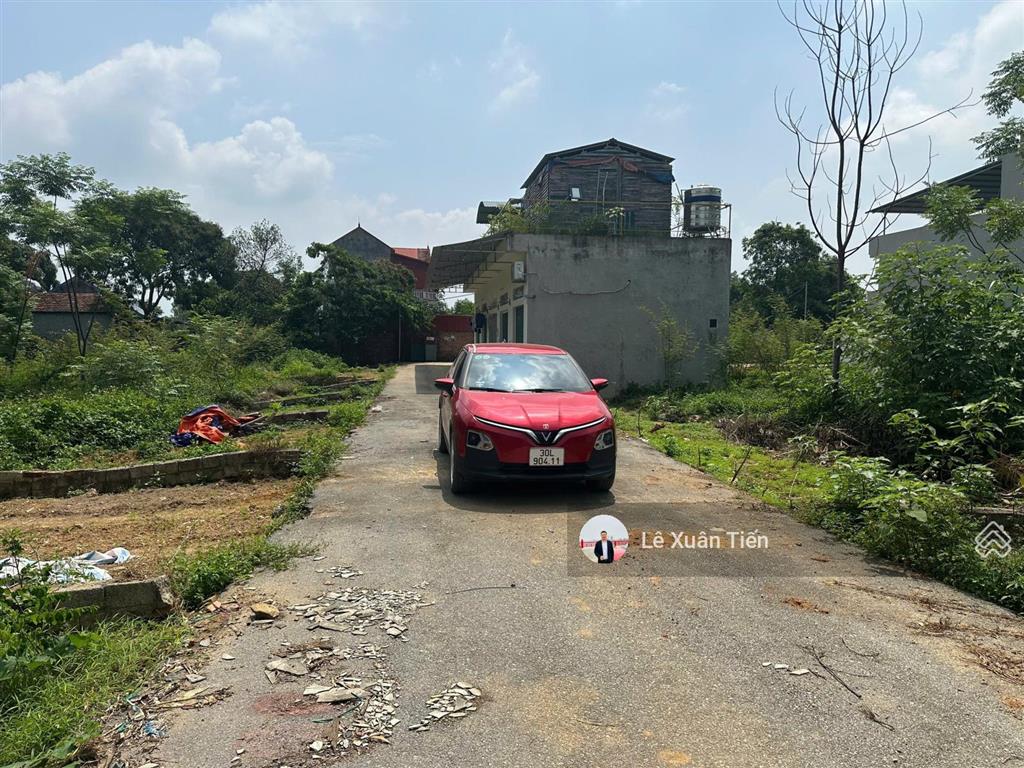 Bán lô đất 115m2 mt 5m tại vân lôi bình yên, sát cnc hoà lạc. giá rẻ nhất khu vực, chỉ 35 tr/m2