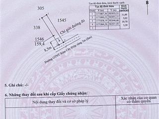 Nền thổ 159m2 đường liên ấp xóm cây điệp ô tô 5m, ấp 1 long định, cần đước, giá rẻ 900 triệu