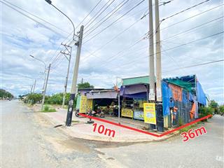 Góc 2 mt đường tỉnh 833b, dt 390m2 thổ cư  đối diện chợ long cang, tiện kd buôn bán, xây kiost