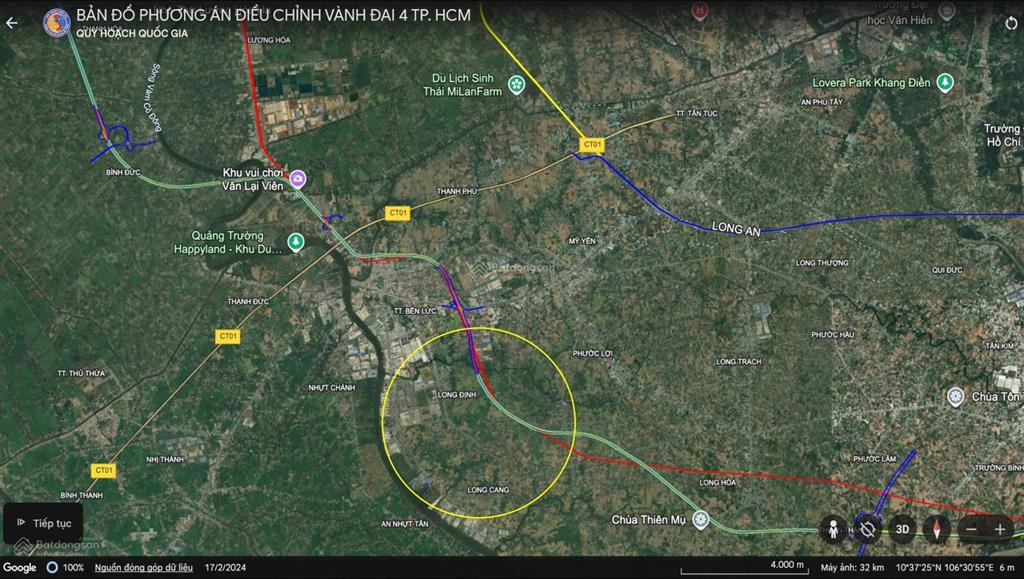 Nền 91m2, đường xe ôtô, kdc phúc giang, long định, cần đước, cách đường đt830 chỉ 300m, giá 900tr