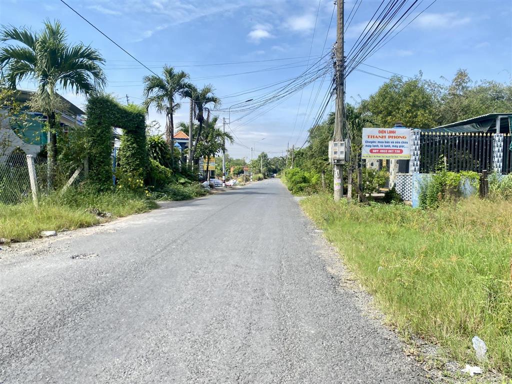 Đất vườn 468m2 mặt tiền liên xã (nhựa 9m), xã phước vân  cần đước, giá chỉ 2,3 tỷ