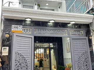 Mặt tiền kinh doanh vừa ở 4,02 nở hậu 5m2 dài 15,5 nhà kiên cố 3 tầng full nội thất