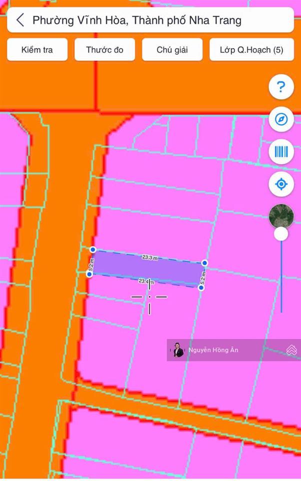 Bán lô đất đường dương hiến quyền, 124,7m2 ngang 5m, giá 13,5tỷ, cách biển 200m, có dòng tiền thuê