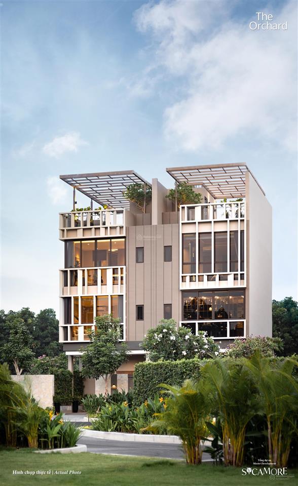 Nhà phố sycamore giá rẻ nhất thị trường đã bao gồm thuế phí chỉ từ 9,3 tỷ