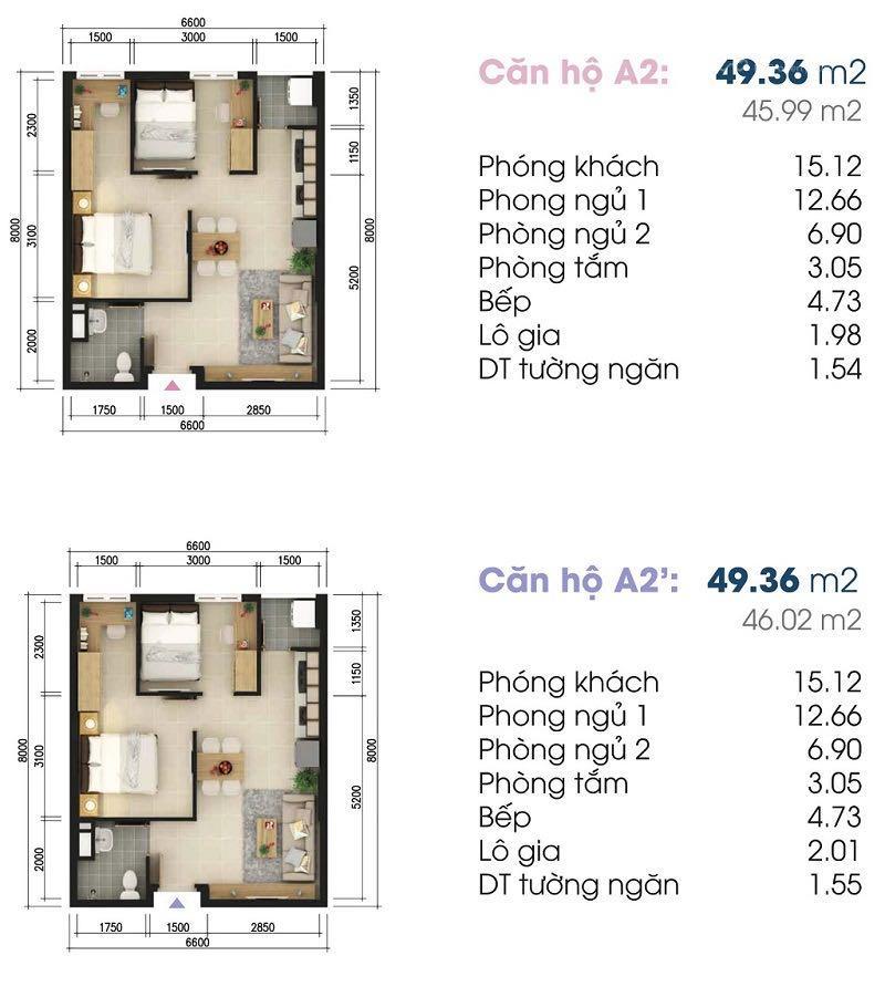 Sky 9  block ct1  2pn 1wc  50m2 nội thất đầy bản, đường liên phường, p. phú hữu, chốt 2.89 tỷ