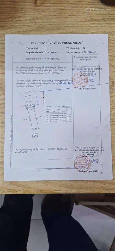 Bán nhà kdc long phước 2 diện tích đất 62m2 nhà xây 1 trệt (52,4m2), 1 lửng (30m2) đã hc