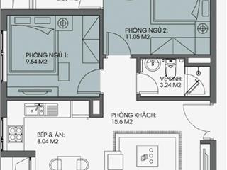 Bán nhanh căn thương mại 2 ngủ 1 vệ sinh toà hh1  đối diện aeon mall hà đông giá tốt