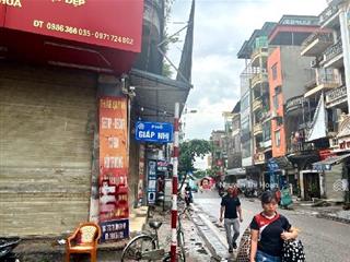 Bán nhà cấp bốn mặt phố giáp nhị, 86m2  29,4 tỷ  kinh doanh  ô tô tránh