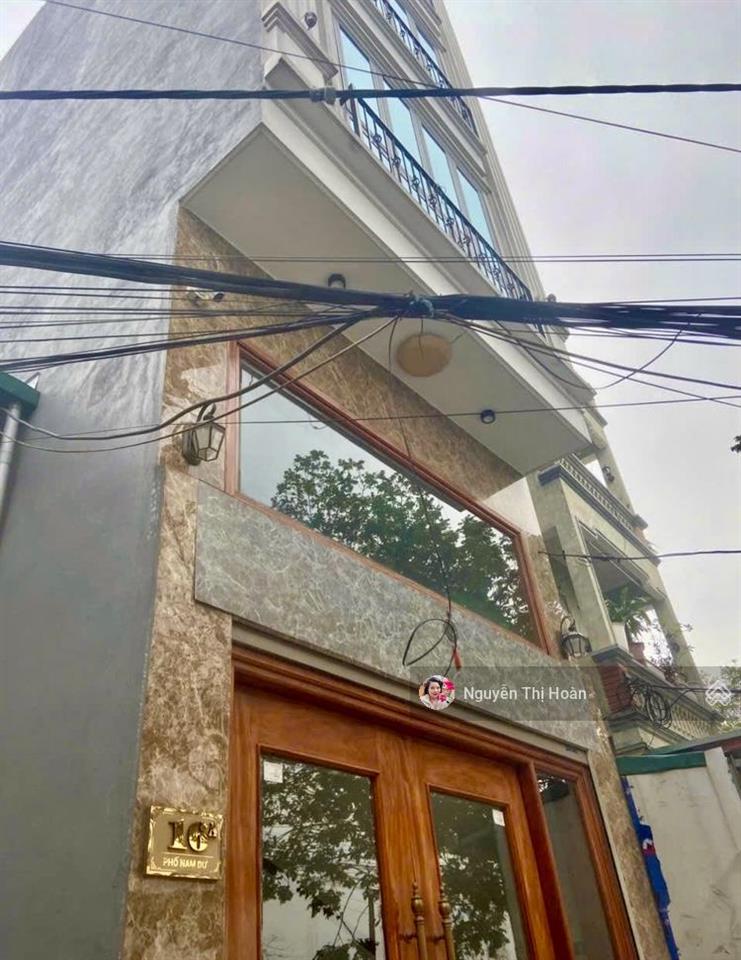 Bán nhà trương định bờ sông sét 4 tầng 35m2 9,5 tỷ ngõ thông ba gác đỗ cửa