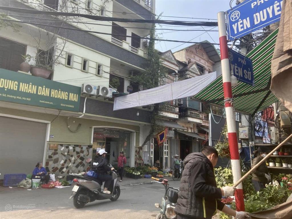 Nhà cấp bốn mặt phố yên sở 110m2  25 tỷ  vỉa hè kinh doanh