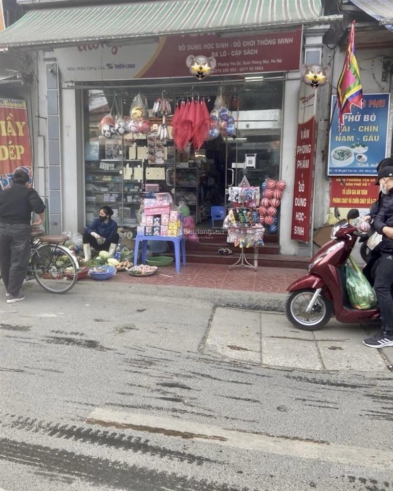 Nhà cấp bốn mặt phố yên sở 110m2  25 tỷ  vỉa hè kinh doanh