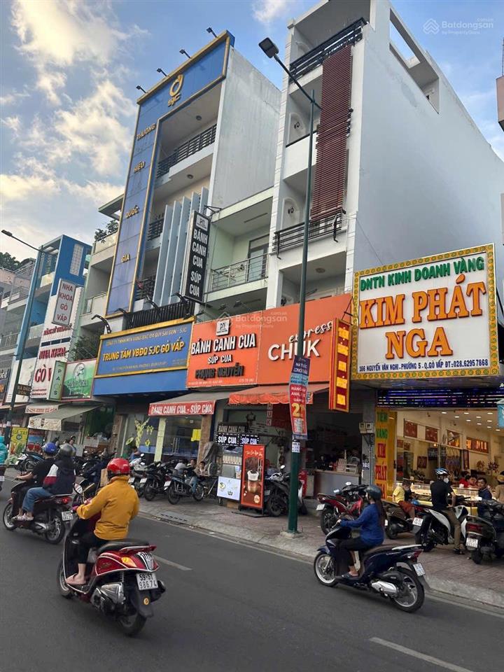 Bán nhà mt lê văn thọ, p11, gò vấp. đối diện công viên làng hoa, 5,6x28m, nhà 1 lầu, giá 17 tỷ tl