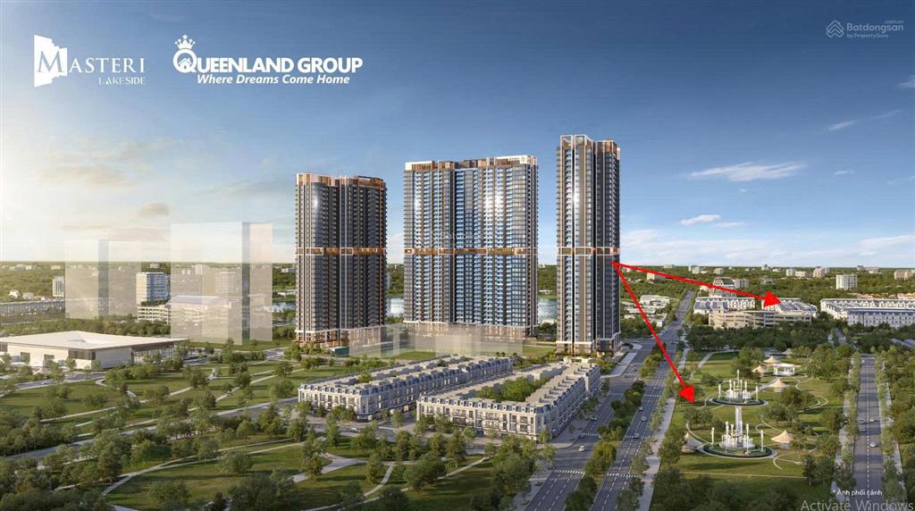 Độc quyền quỹ căn 2pn siêu đẹp toà l3 masteri lake side tầng trung hướng mát view thoáng đẹp