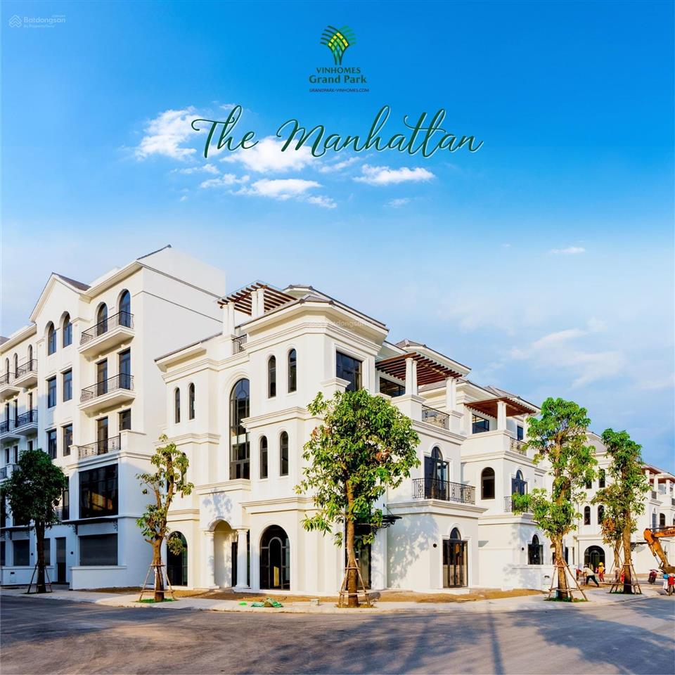 Bán nhà phố liền kề 162m2 khu manhattan vinhomes grand park, quận 9