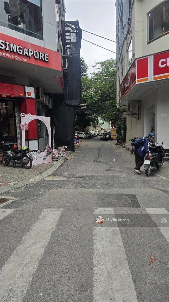 Mặt phố nguyễn phong sắc 2 mặt tiền trước sau 45m 5 tầng, ô chờ thang máy kinh doanh đa dạng