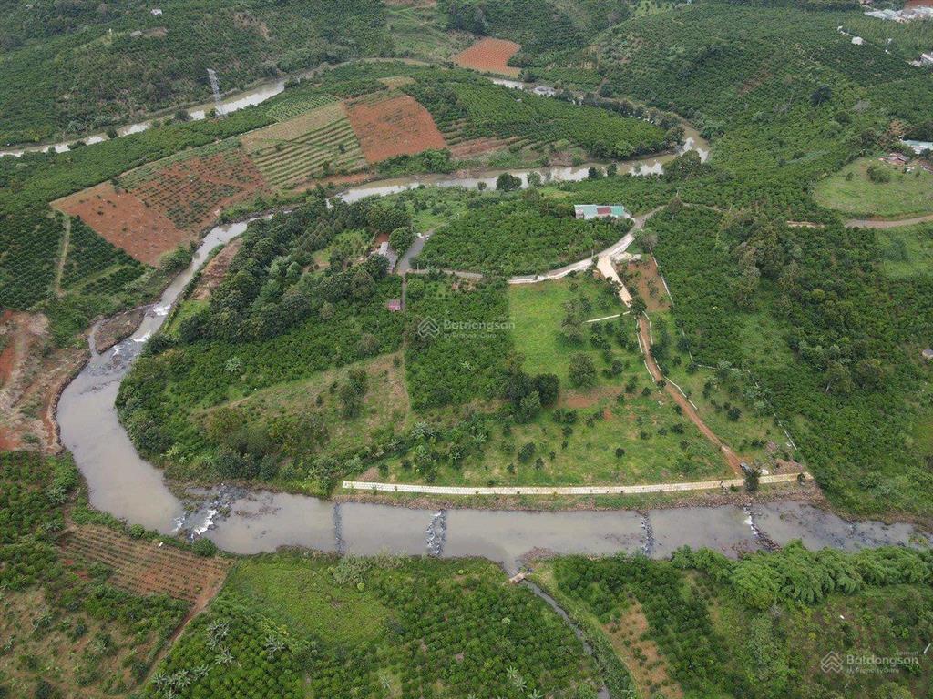 Bán 9900m2 đất ven sông đại nga, tp bảo lộc, phù hợp xây khu nghỉ dưỡng, homestay, khu camping
