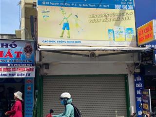Nhà mặt tiền kinh doanh  trệt 3 lầu mặt tiền nguyễn văn đậu  bình thạnh, gần chợ