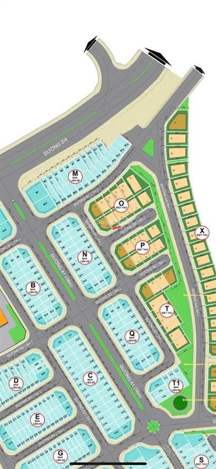 Bán lô đất biệt thự đẹp kđt hoàng phú nha trang đường rộng 8m, ô tô tránh, sát biển chỉ từ 26tr/m2