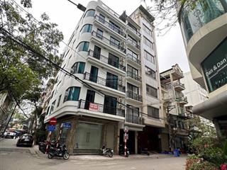 Bán nhà hoàng quốc việt, phạm tuấn tài, góc 3 thoáng, 2 ôtô tránh, vỉa hè, kinh doanh, vp, 65m2*6t