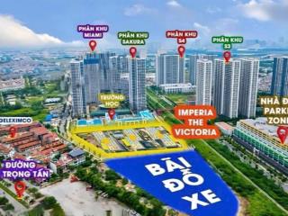 Bán căn studio tòa v2 giá 2,580 tỷ bao phí tại the victoria, vinhomes tây mỗ, nam từ liêm, hà nội