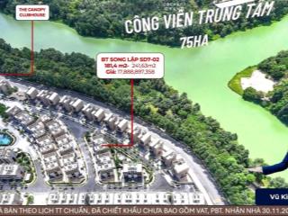 Bán gấp biệt thự song lập 181,4m2, gần clubhouse, hướng đông nam.  em điền 0937 002 ***