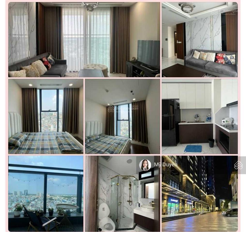 Cho thuê sunshine sky city 2pn  2wc 75m2 full nội thất thiết kế 16 17tr  ở liền