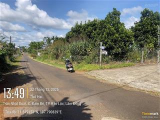 Đất bảo lộc lô góc hiếm 2 mặt tiền trần nhật duật, cách quảng trường 3,8km dt 1121m2 sẵn thổ cư