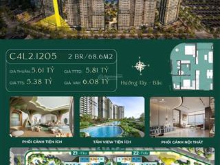 Bán căn 2pn góc kính cong tràn viền  lumiere springbay   0876 246 ***