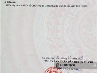 Giảm 300tr bán gấp 263m2 đất thổ mt cao thị bèo, phước hiệp, củ chi