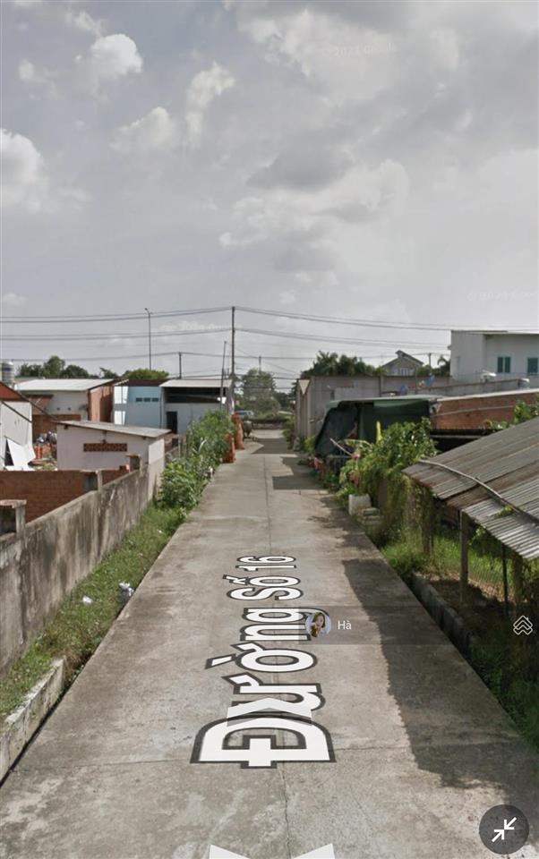 Bán đất 162m2 tại đường 16, tân thông hội, củ chi, 990 triệu