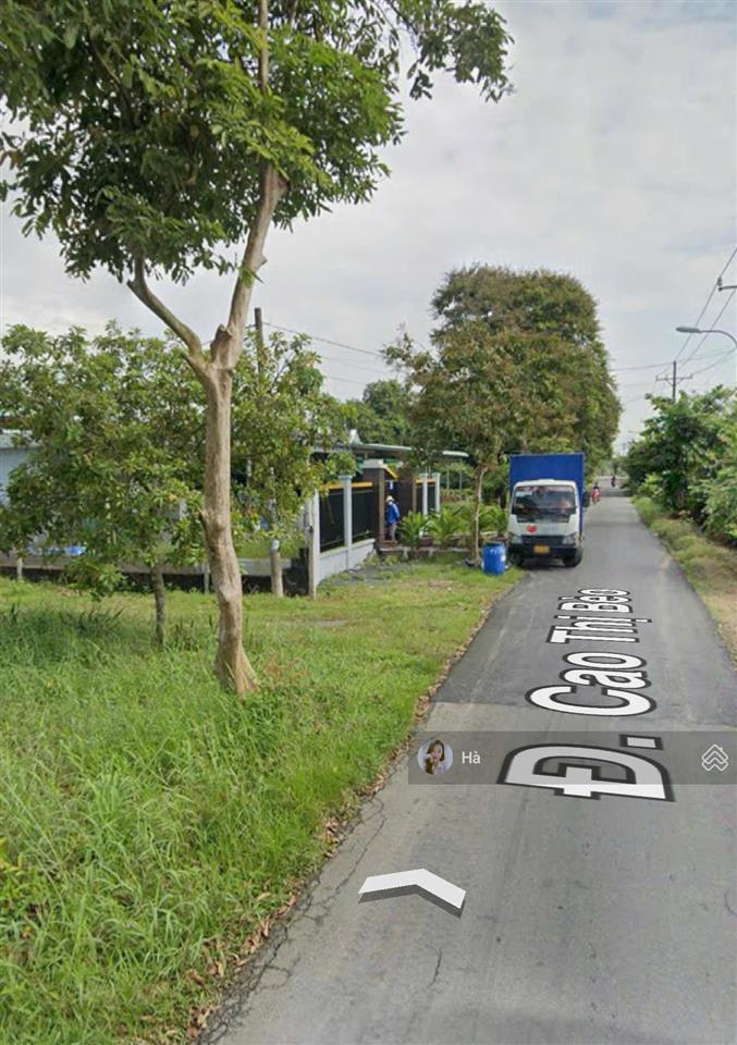 Chốt nhanh! 800tr/ 263m2 đất có thổ cư mặt tiền cao thị bèo, 300m ra ql22, phước hiệp, củ chi