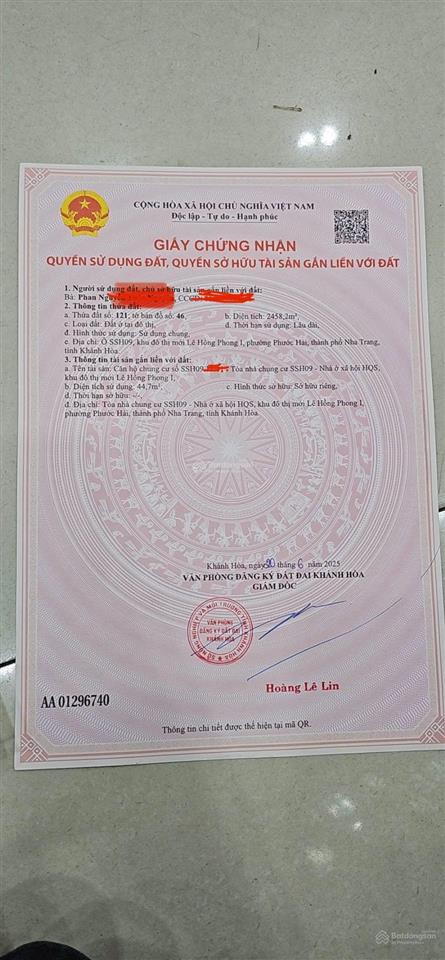 Bán căn hộ ssh09 hà quang (đã có sổ) giá rẻ hơn thị trường