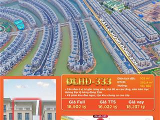 Shophouse đại lộ hừng đông 333  căn xẻ khe mặt đường đđ 25m thông tin shophouse đđ333