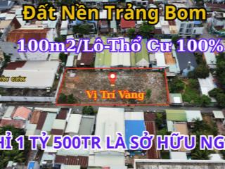 Bán đất 100m2/lô tại thị trấn trảng bom, 1,5 tỷ giá ưu đãi!