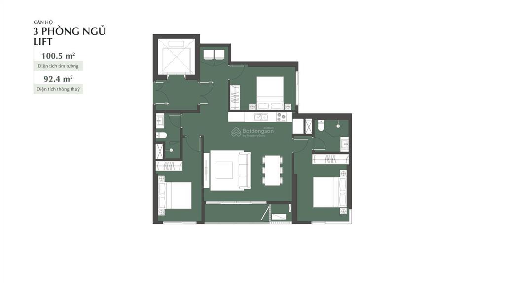 Quỹ căn chung cư 2pn, 3pn view hồ tại tòa p1 lumiere essence peak. chiết khấu ngay 18%