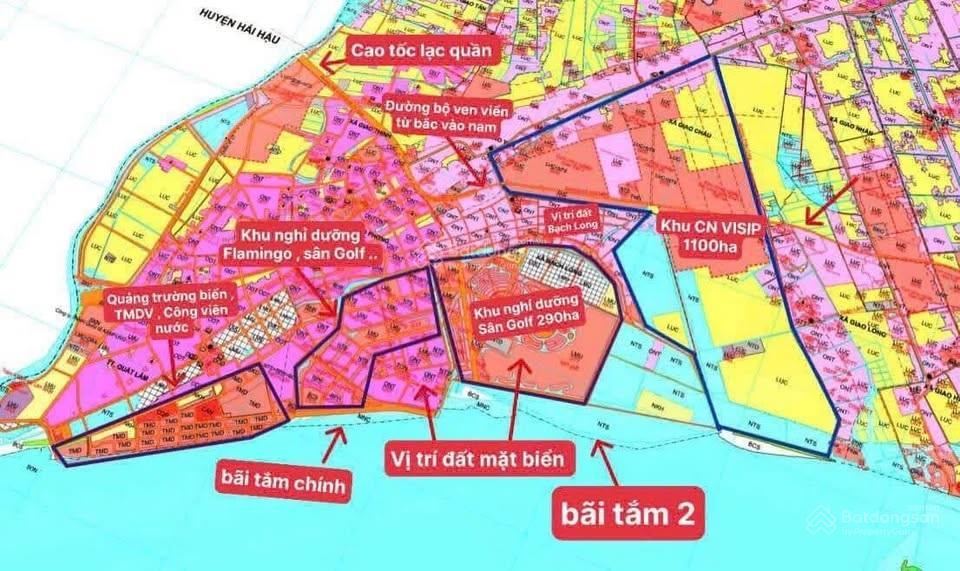 Siêu phẩm nghỉ dưỡng quất lâm giá rẻ 80, 90, 100m2, 200m2. đối diện quảng trường biển