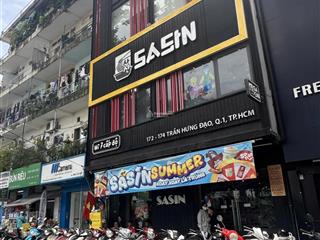 Vị trí rất đẹp  mt trần hưng đạo, quận 1  dt 6.5 x 20m  5 tầng  hđt 165tr/th  giá bán 48 tỷ