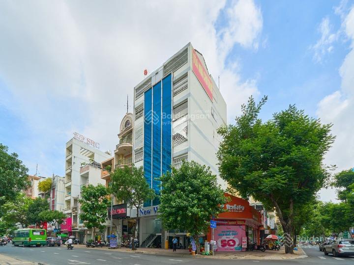 Cho thuê nhà mặt tiền võ văn tần, quận 3. dt 8x25m, 1 hầm trệt 6 lầu, dtsd 1.600m2