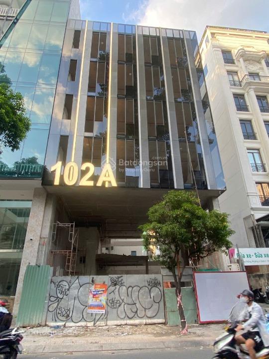 Cho thuê tòa nhà 102a đường cao thắng, phường 4, quận 3. dt 11x20m. hầm t lửng 5 lầu. dtsd 858m2