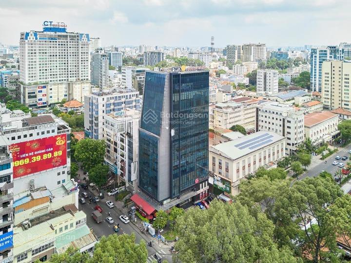 Cho thuê tòa nhà dóc 2 mt nguyễn thị minh khai, phường 6, quận 3. dt 20x25m, hầm trệt 12 lầu