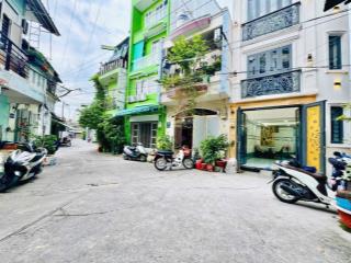 7.45 tỷ  nhà 4 lầu hẻm 6m, xe hơi ngủ nhà cách mặt tiền nguyễn thượng hiền 20m 4pn full nt