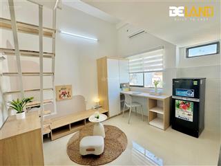 Khai trương cho thuê căn hộ gác rộng =28m2= full nội thất ngay nguyễn thị định, mai chí thọ quận 2