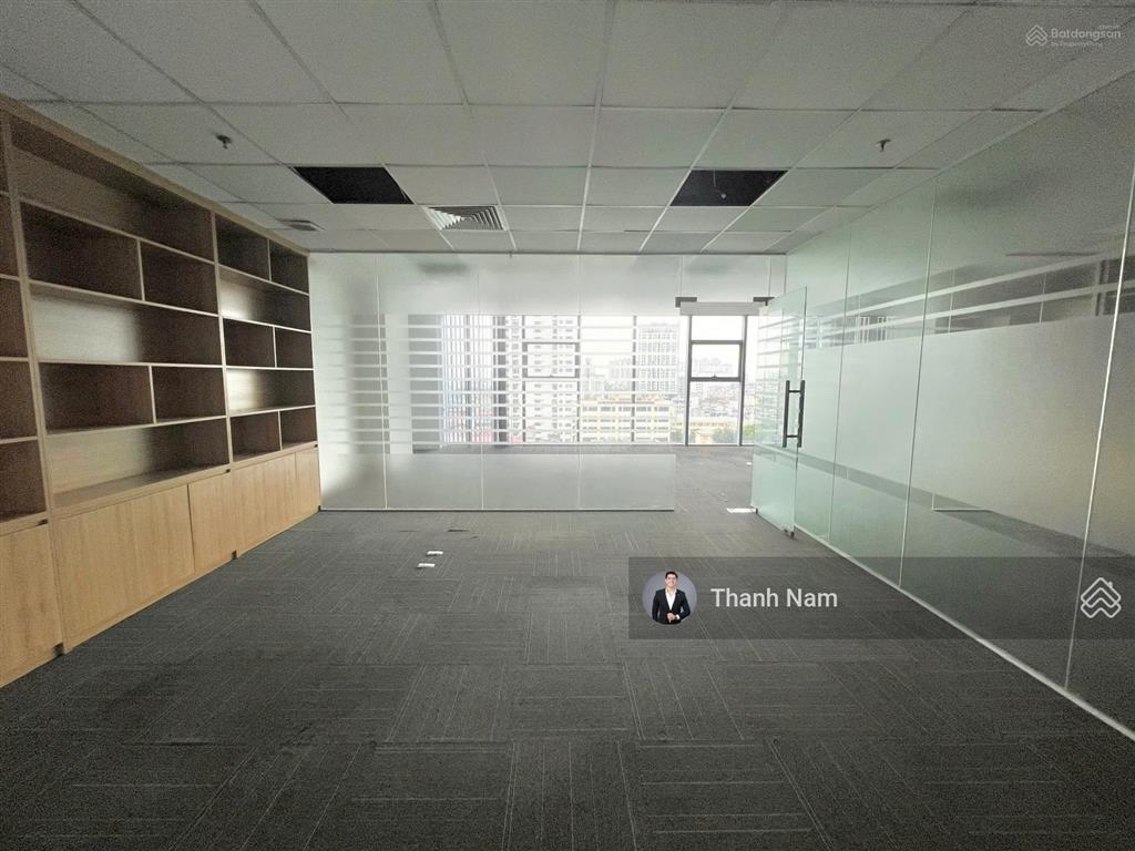 Chính chủ gửi cho thuê văn phòng tòa hồ gươm plaza trần phú, văn quán. dt 165m2