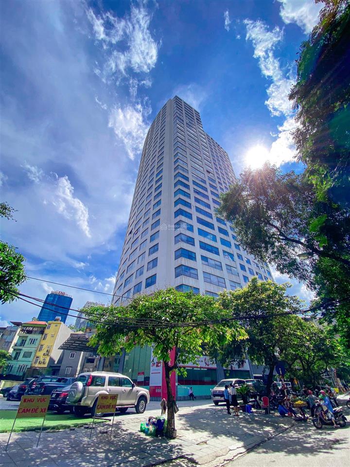 Chính chủ cho thuê văn phòng tòa ngọc khánh plaza phạm huy thông ba đình dt 550m2 cắt linh hoạt